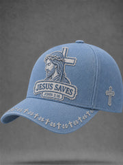 Unisex Christian Jesus Saves Print Hat