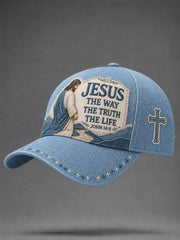 Unisex Jesus The Way The Truth The Life Print Hat