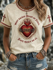 Women's Sacred Heart of Jesus T-shirt