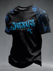 Men's Faith Printed Casual short sleeves t-shirt