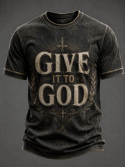 Men's Give It To God Printed T-shirt