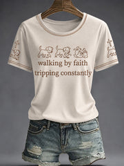 Women's Faith Printed T-shirt