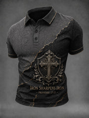 Men's Iron Sharpens Iron 27:17 Printed Shirt