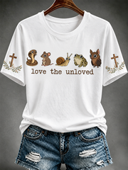 Women's love the unloved short-sleeved T-shirt