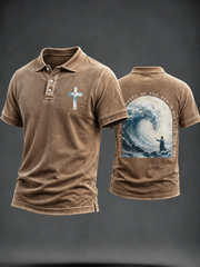 Men's faith polo shirt