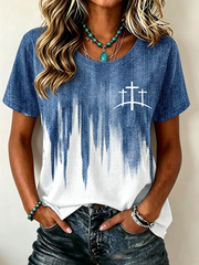 Women's faith short-sleeved T-shirt