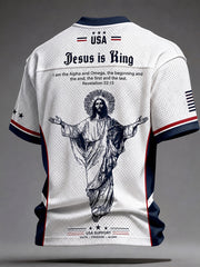 Men's USA Faith Print Jersey