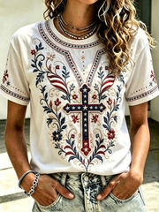 Women's faith short-sleeved T-shirt