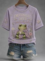Women's Casual Faith-Inspired Graphic round neck short sleeve T-shirt