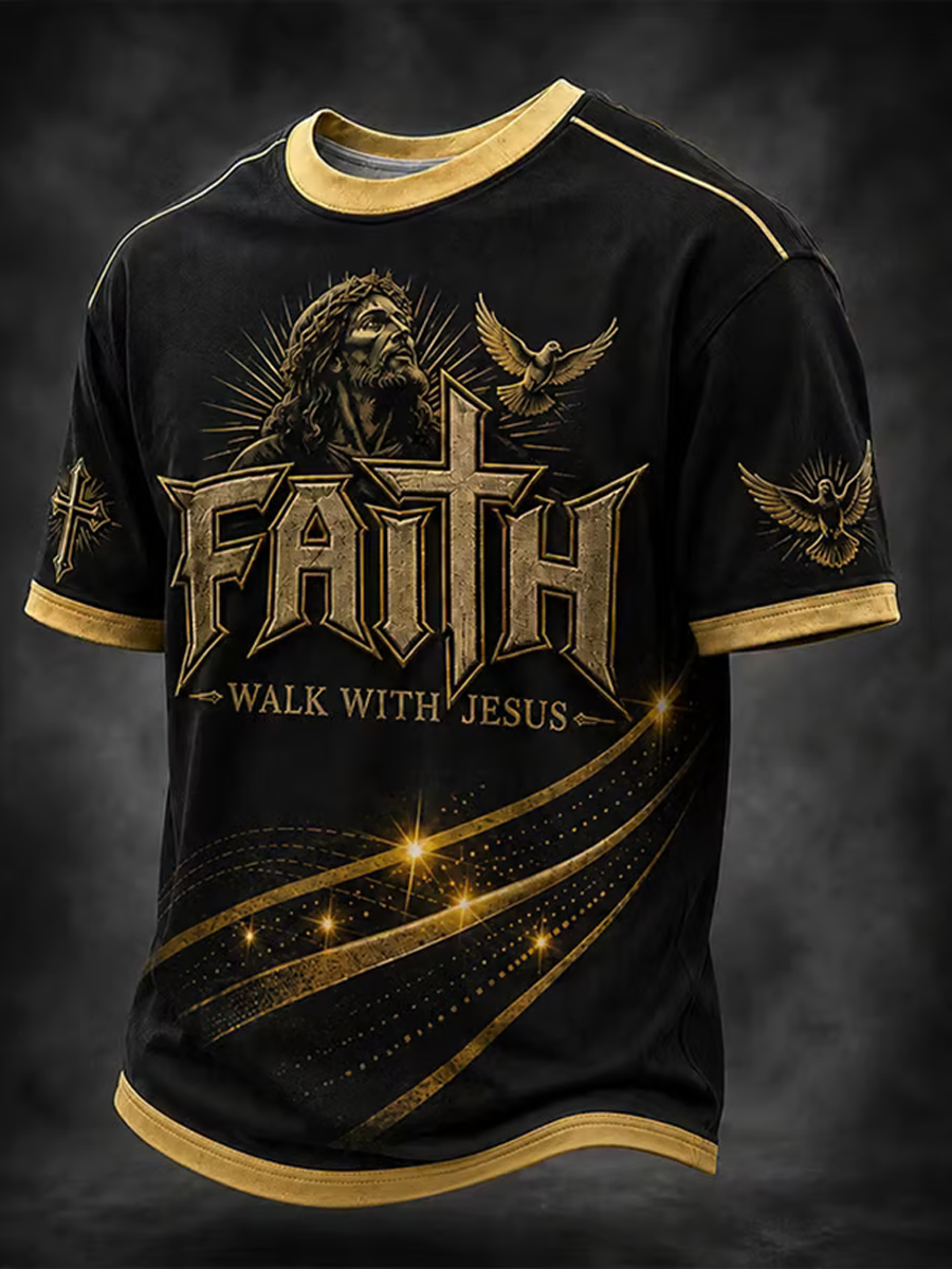 Men's Faith Printed short sleeves t-shirt