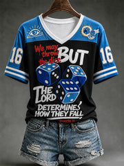 Women's We May Throw The Dice Short-sleeved T-shirt