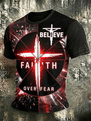 Men's Faith Over Fear Short Sleeves T-shirt