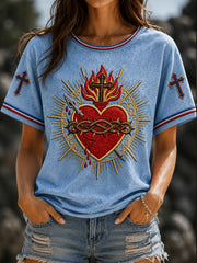 Women's Sacred Heart of Jesus T-shirt