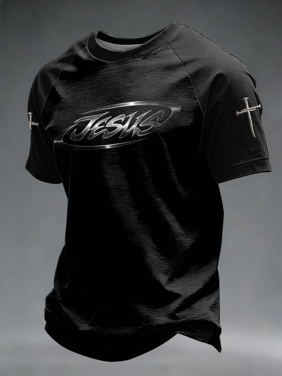 Men's Faith Printed Casual short sleeves t-shirt