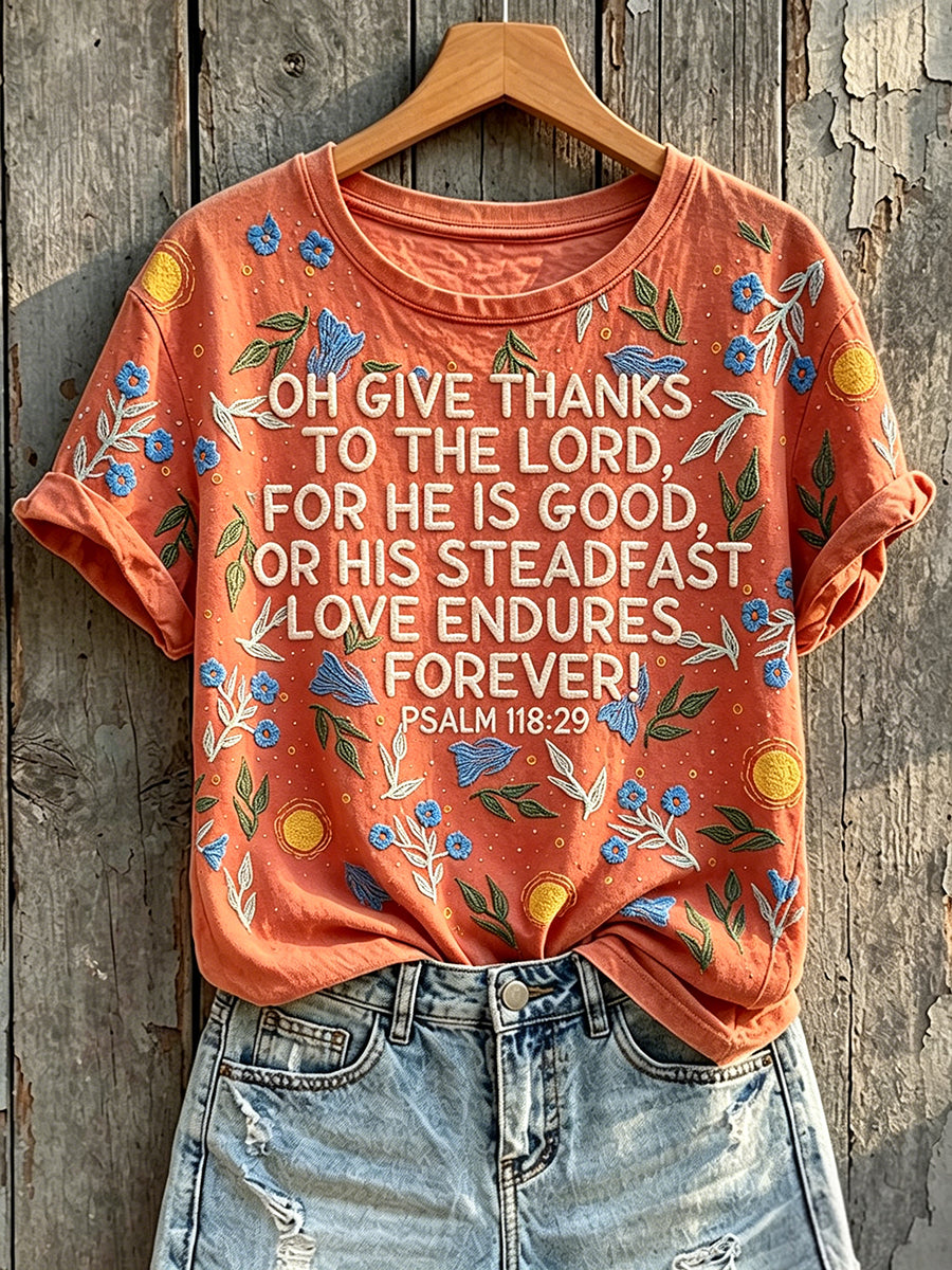 Women's VIntage Faith Base Short-sleeved T-shirt