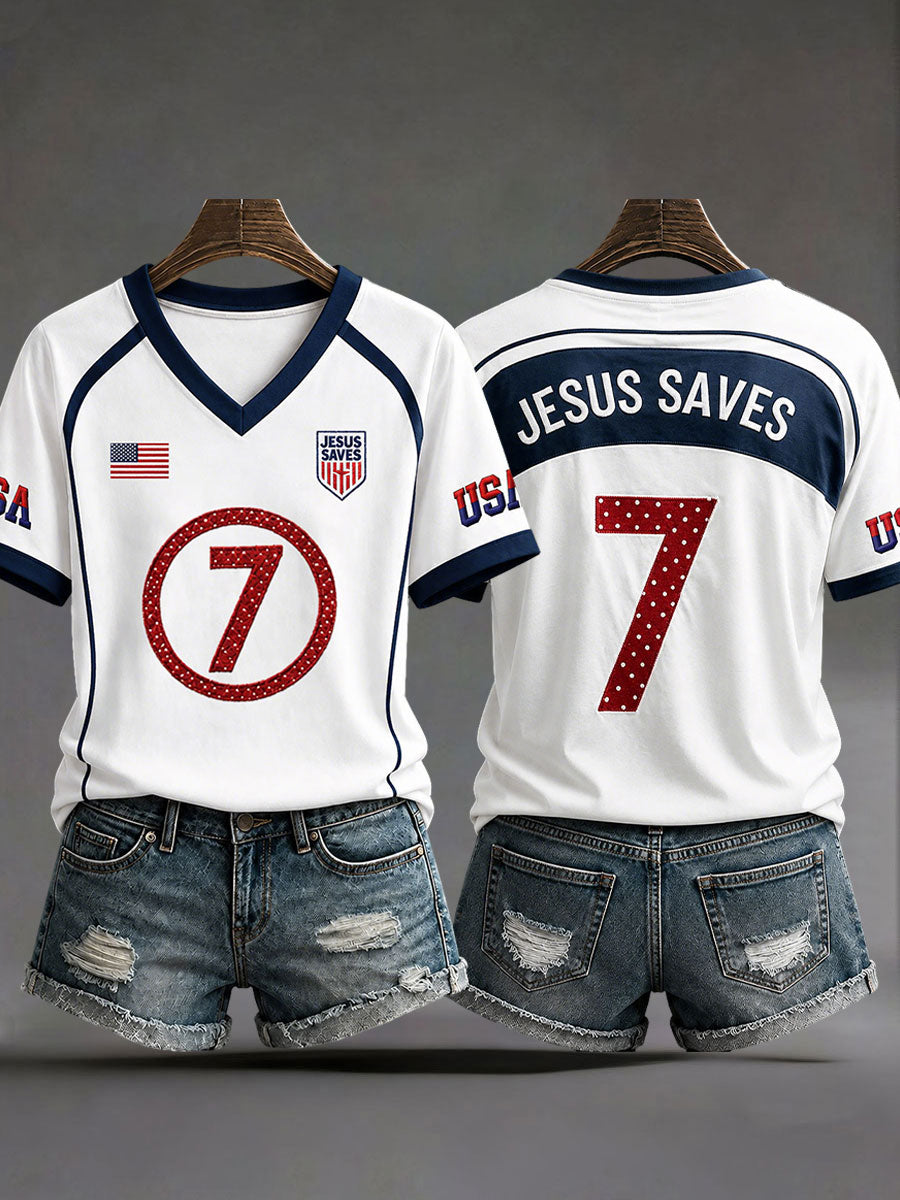 Women's Christian V-neck T-shirts
