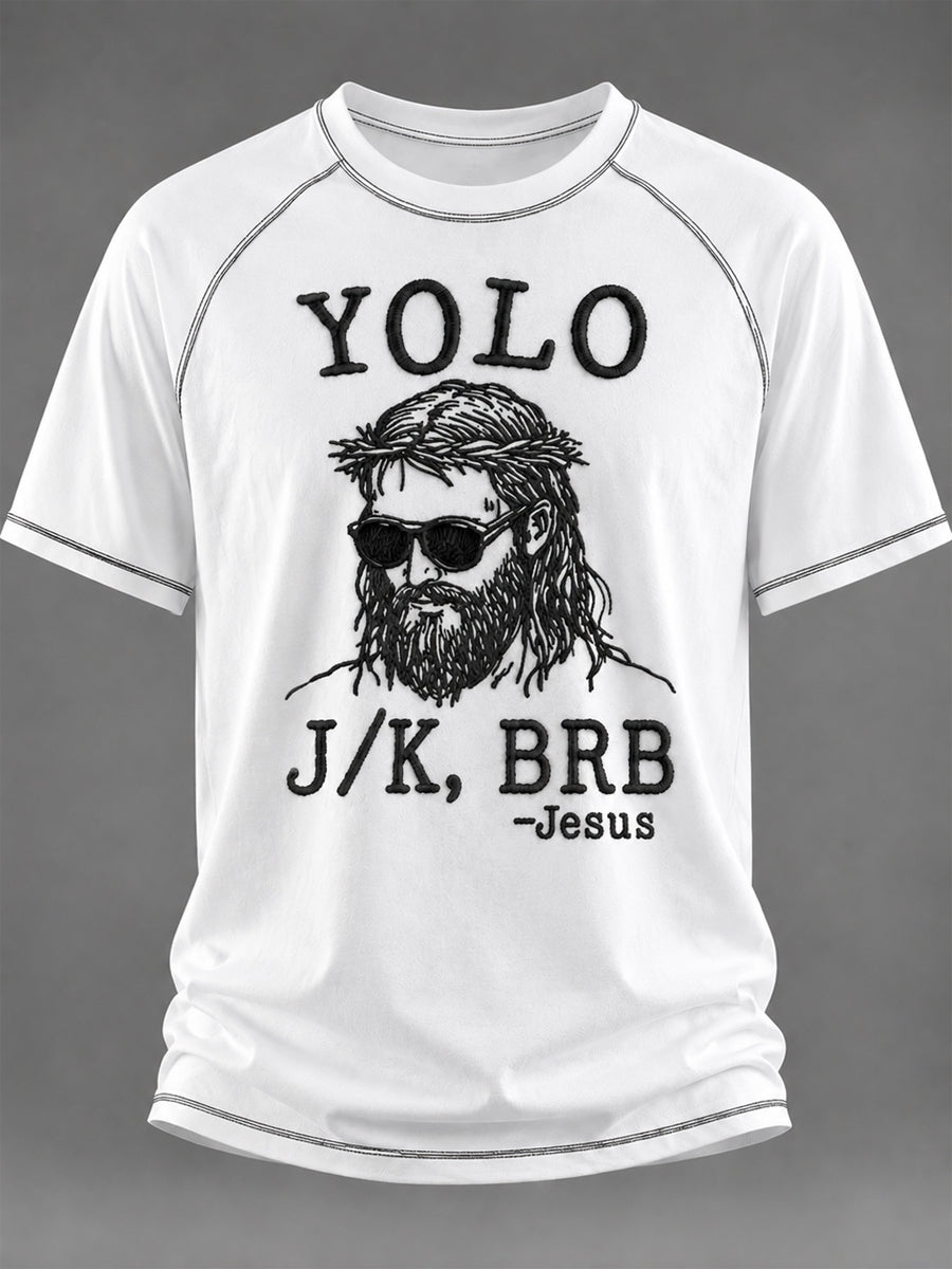 Men's Faith Printed Casual short sleeves t-shirt