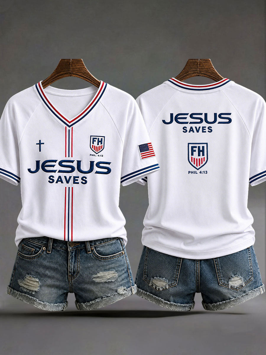 Women's Christian V-neck T-shirts
