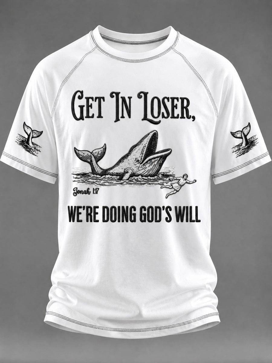 Men's Faith Printed Casual short sleeves t-shirt