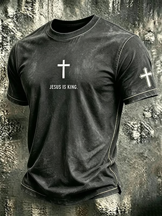 Men's faith short sleeves t-shirt