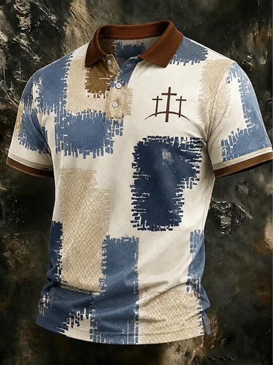 Men's faith polo shirt