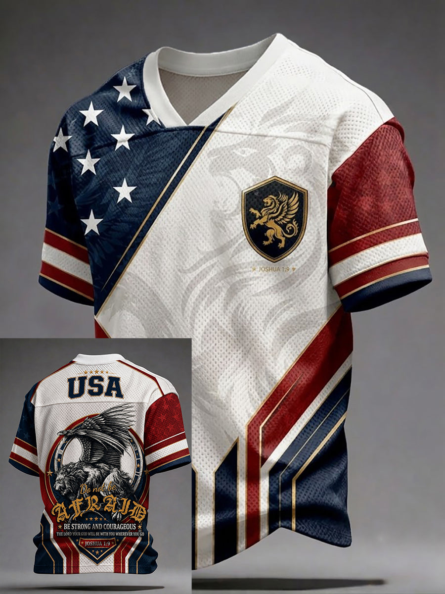 Men's USA Faith Print Jersey