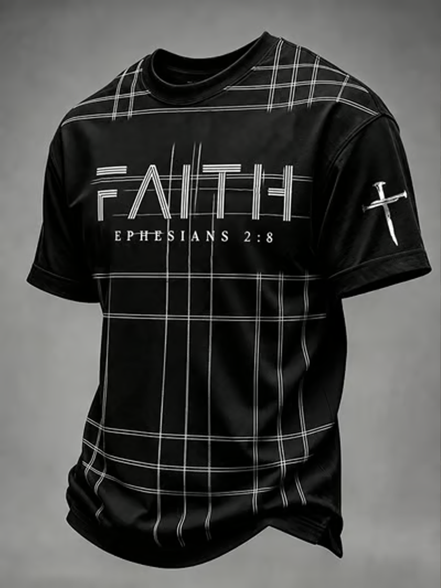 Men's faith short sleeves t-shirt