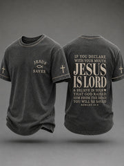 Men's Christian Jesus Saves Short Sleeve T-shirt