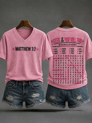 Women's Seek You Will Find Short-sleeved T-shirt